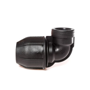 PE F (GW) 25-3/4" Kolano PN16 Fish