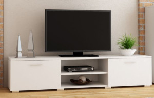 Szafka RTV 140 cm szafka pod telewizor biała