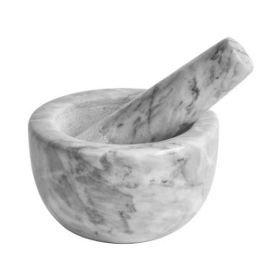 Moździerz kuchenny Tadar 10 x 6 cm marmurowy