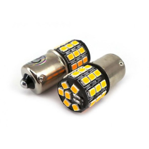 PY21W żarówka LED BAU15S 12V CANBUS pomarańczowa 800lm