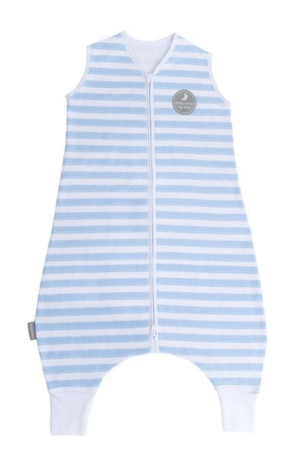 Śpiworek do spania z nogawkami | NATULINO® LITTLE WALKERS | Blue Stripes &