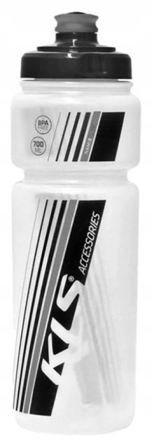 Bidon rowerowy Kellys Namib 700ml BPA Free przezroczysty-czarny