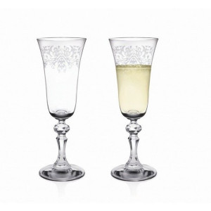 Kieliszki do szampana 150 ml grawerowane