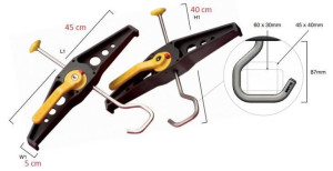 RHINO SAFECLAMP RAS21 | Mocowanie | Uchwyt do transportu drabin