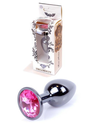 Plug-Jewellery Dark Silver PLUG- Pink