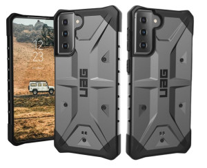 Etui Uag Pathfinder Samsung S21+ G996 - Silver