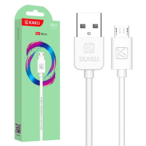 Kabel 2,4A 1m Micro USB Ładowanie i Przesył Danych KAKU Charging Data Cable