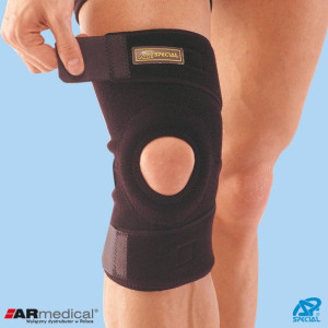 Neoprenowy stabilizator stawu kolanowego zapinany Armedical Sp-6620