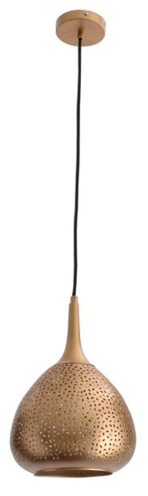 Lampa wisząca Vintige 7067758 złota Metal NAVE