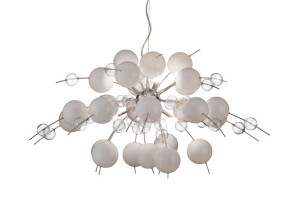 LAMPA wisząca EXPLOSION 7030923 NAVE Białe szkło