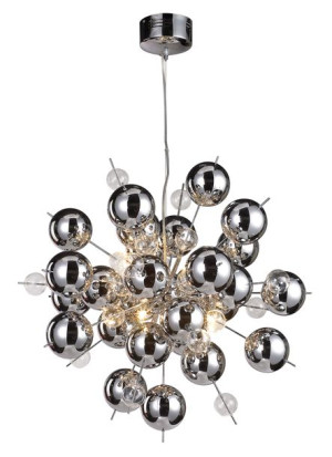 LAMPA wisząca EXPLOSION 7026442 NAVE Chrom szkło