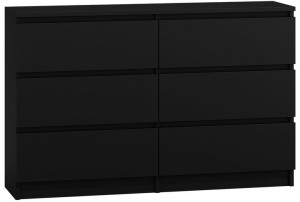 Komoda Marea 120 cm - czarna