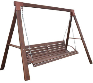 Drewniana huśtawka ogrodowa Magis 3X - 180 cm