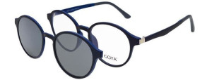 Goya G 95140 C1 - Okrągłe okulary korekcyjne przeciwsłoneczne unisex granat