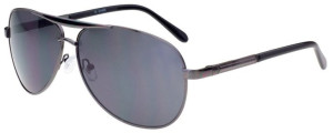 Polariss 813 GR - Okulary przeciwsłoneczne unisex metalowe polaryzacyjne pi
