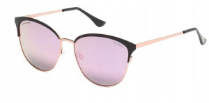 SOLANO SS 10347 A - damskie okulary przeciwsłoneczne kocie różowe