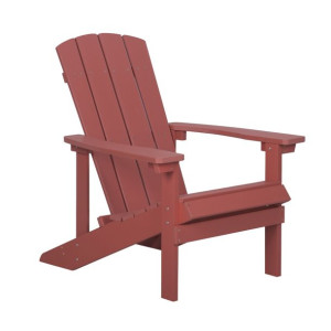 Krzesło ogrodowe czerwone ADIRONDACK