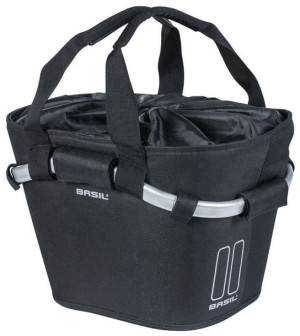 Kosz na kierownicę BASIL CLASSIC CARRY ALL FRONT BASKET KF 15L, czarny + Pł