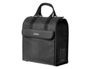 Sakwa miejska pojedyncza BASIL MIRA 17L, mocowanie na haki Hook-On System,