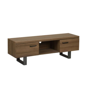 Szafka RTV ciemne drewno TIMBER