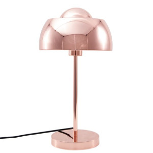 Lampa stołowa metalowa miedziana SENETTE