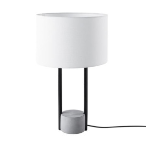 Lampa stołowa metalowa czarna REMUS