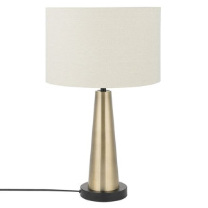Lampa stołowa metalowa złota SANDON