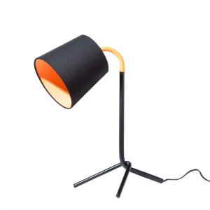Lampka biurkowa regulowana metalowa czarna MOOKI