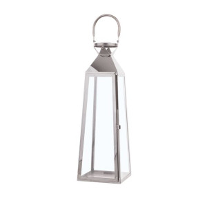Lampion 53 cm srebrny CRETE