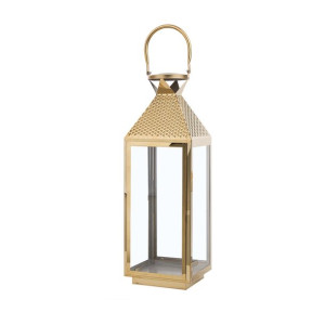 Lampion 55 cm mosiężny BALI