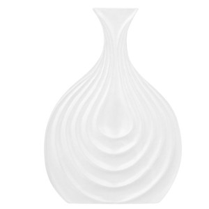 Wazon dekoracyjny 25 cm biały THAPSUS