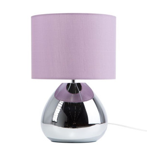 Lampka nocna metalowa fioletowa RONAVA