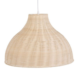 Lampa wisząca rattanowa jasne drewno MILLIAN