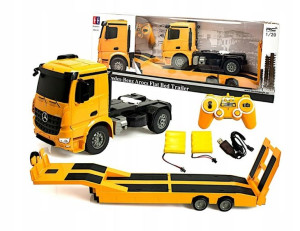 Samochód Laweta Mercedes Ciężarówka Rc Auto 103 Cm