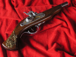 Historyczny Pistolet Kapiszonowy - Szwajcarski (w180)