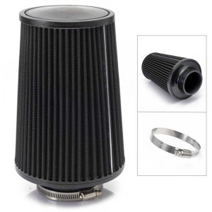 Filtr powietrza stożek 76mm Czarny