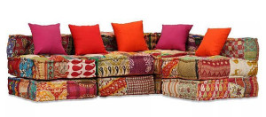 Modułowa sofa patchworkowa Demri 6D