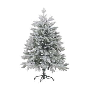 Ośnieżona sztuczna choinka 120 cm biała FORAKER