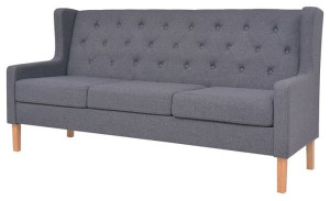 Trzyosobowa sofa Isobel 3G - szara