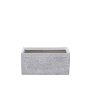 Doniczka 50 x 23 x 24 cm biała MYRA