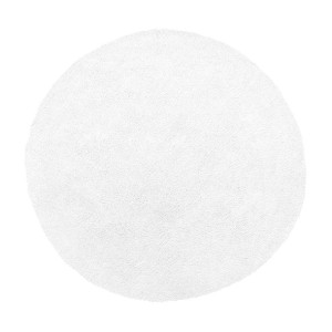 Dywan okrągły ø 140 cm biały DEMRE