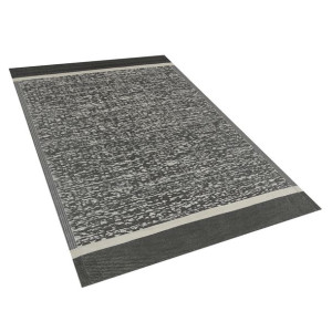 Dywan zewnętrzny 120 x 180 cm czarno-biały BALLARI