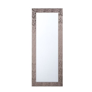 Lustro ścienne 50 x 130 cm brązowe MARANS