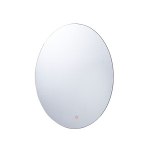 Lustro ścienne LED 60 x 80 cm srebrne MAZILLE