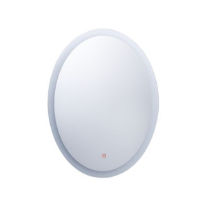 Lustro ścienne LED 60 x 80 cm srebrne VIRIAT