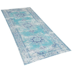 Dywan 60 x 180 cm niebieski ALMUS