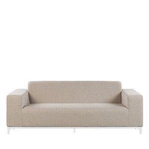 Sofa ogrodowa beżowa z białym ROVIGO