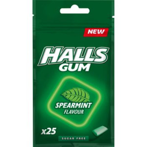 Halls Gum Spearmint Bags 36,5g