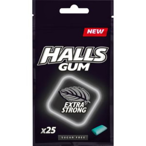 Halls Gum Extra Strong Bags 36,5g