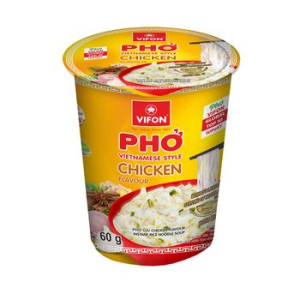 VIFON PHO GA Zupa z kluskami ryżowymi o smaku kurczaka 60 g kubek